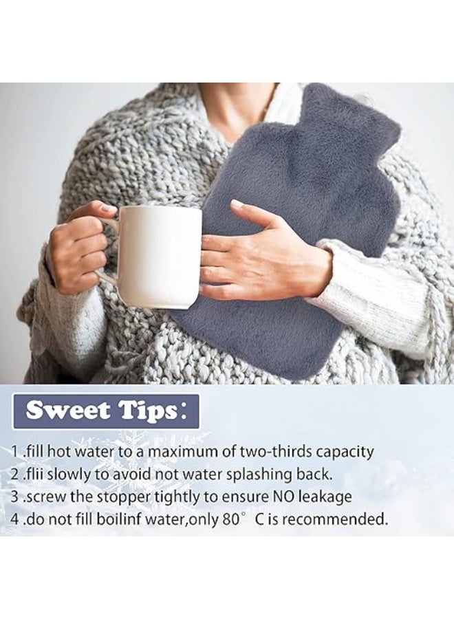 Therapeutic Hot Water Bottle with Premium Soft Cover for Pain Relief - High-Quality Original Materials - MFi Certified - Authorized Agent - Compatible with Apple Health Routines - Image 3